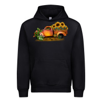 Black sunflower truck Urban Hoodie - JahusDesignShop