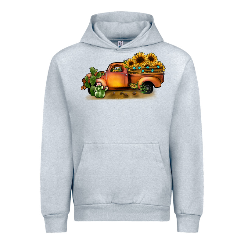 Sunflower Truck Urban Hoodie by JahusDesignShop | Teevron