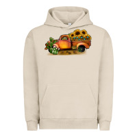 Pigment French Oak sunflower truck Urban Hoodie - JahusDesignShop