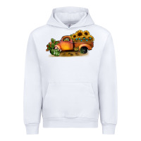 White sunflower truck Urban Hoodie - JahusDesignShop