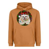 Meerkat Christmas pomeranian Heavyweight Hoodie - RanaPortraitStore