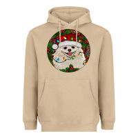Mushroom Christmas pomeranian Heavyweight Hoodie - RanaPortraitStore