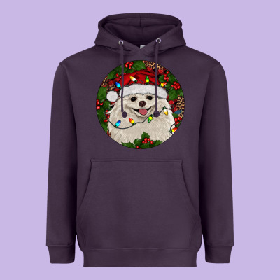 Heavyweight Hoodie Christmas pomeranian