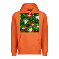 Carrot christmas gnomes seamless pattern Premium Hoodie - BundleAndBundleShop