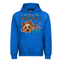 Cobalt life is better with a yorkie Urban Hoodie - Jasminsmagicworld