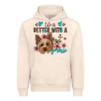 Sandshell life is better with a yorkie Urban Hoodie - Jasminsmagicworld