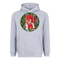 Heather Grey Roaster Christmas Heavyweight Hoodie - RanaPortraitStore