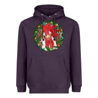 Plum Roaster Christmas Heavyweight Hoodie - RanaPortraitStore