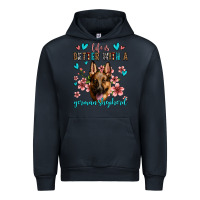 Navy life is better with a german shepherd Urban Hoodie - Jasminsmagicworld