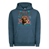 Pigment Midnight Navy life is better with a german shepherd Urban Hoodie - Jasminsmagicworld