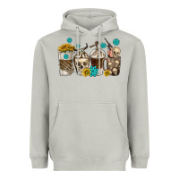 Moon Dust coffee cups bull skull with gemstones Heavyweight Hoodie - texasbilliewilder