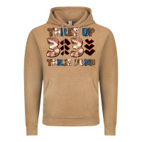 Three Up Three Down Vintage Hoodie | Teevron
