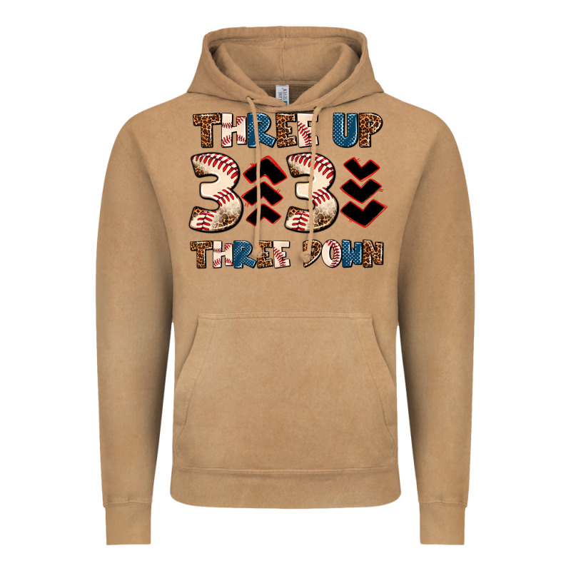 Three Up Three Down Vintage Hoodie by AdoDesignShop | Teevron