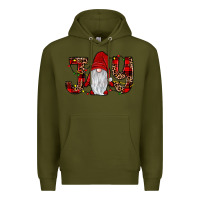 Army Green joy gnome Premium Hoodie - JahusDesignShop