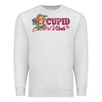 Oatmeal Heather cupid vibes Premium Sweatshirt - RanaPortraitStore