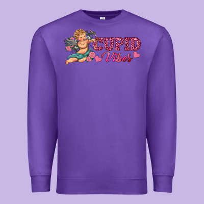 Cupid Vibes Premium Sweatshirt Designed By Ranaportraitstore