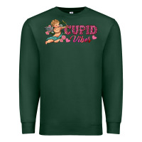 Sports Green cupid vibes Premium Sweatshirt - RanaPortraitStore