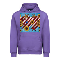 Tulip western star with sunflower seamless pattern Urban Hoodie - BundleAndBundleShop