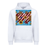 White western star with sunflower seamless pattern Urban Hoodie - BundleAndBundleShop