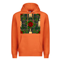Carrot christmas candle and ornaments seamless pattern Premium Hoodie - BundleAndBundleShop