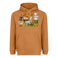 Meerkat coffee cups goats Heavyweight Hoodie - texasbilliewilder