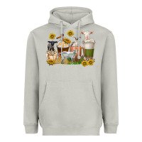 Moon Dust coffee cups goats Heavyweight Hoodie - texasbilliewilder