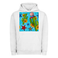 Pigment Lunar Rock 4th of july cacti seamless pattern Urban Hoodie - BundleAndBundleShop