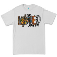 Dove Grey so loved jhon 3.16 Premium Tee - SublimationCraftShop