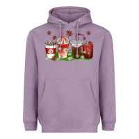 Lavender coffee cups lady bug with daisies Heavyweight Hoodie - texasbilliewilder
