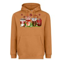 Meerkat coffee cups lady bug with daisies Heavyweight Hoodie - texasbilliewilder