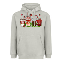 Moon Dust coffee cups lady bug with daisies Heavyweight Hoodie - texasbilliewilder