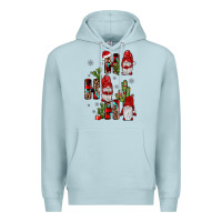 Blue Mist ho ho ho gnome Premium Hoodie - JahusDesignShop