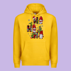 Ho Ho Ho Gnome Premium Hoodie Designed By Jahusdesignshop
