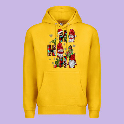 Ho Ho Ho Gnome Premium Hoodie Designed By Jahusdesignshop