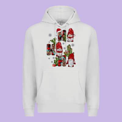 Ho Ho Ho Gnome Premium Hoodie Designed By Jahusdesignshop
