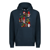 Navy ho ho ho gnome Premium Hoodie - JahusDesignShop