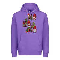 Purple ho ho ho gnome Premium Hoodie - JahusDesignShop