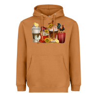 Meerkat coffee cups rooster Heavyweight Hoodie - texasbilliewilder