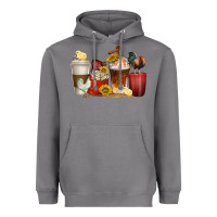 Storm coffee cups rooster Heavyweight Hoodie - texasbilliewilder