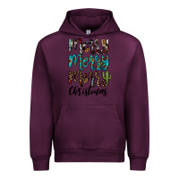 Mauve Wine merry christmas Urban Hoodie - JahusDesignShop