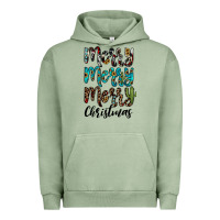 Pigment Oil Green merry christmas Urban Hoodie - JahusDesignShop