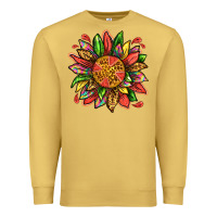 Antique Gold watermelon sunflower Premium Sweatshirt - texasbilliewilder