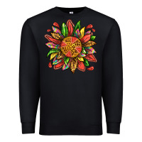 Black watermelon sunflower Premium Sweatshirt - texasbilliewilder