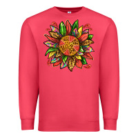Cardinal watermelon sunflower Premium Sweatshirt - texasbilliewilder
