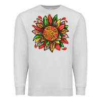Dove Grey watermelon sunflower Premium Sweatshirt - texasbilliewilder