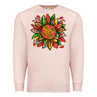 Pale Pink watermelon sunflower Premium Sweatshirt - texasbilliewilder