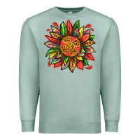 Seafoam watermelon sunflower Premium Sweatshirt - texasbilliewilder