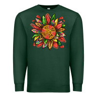 Sports Green watermelon sunflower Premium Sweatshirt - texasbilliewilder