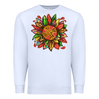 White watermelon sunflower Premium Sweatshirt - texasbilliewilder