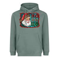 Sage Santa Ho Ho Ho Heavyweight Hoodie - RanaPortraitStore